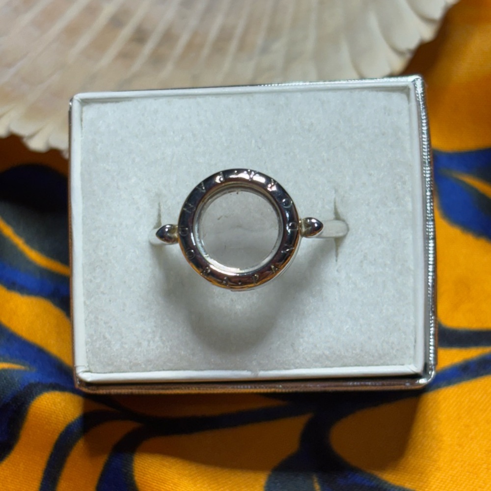 Pandora locket ring. Size 9. - Picture 3 of 3